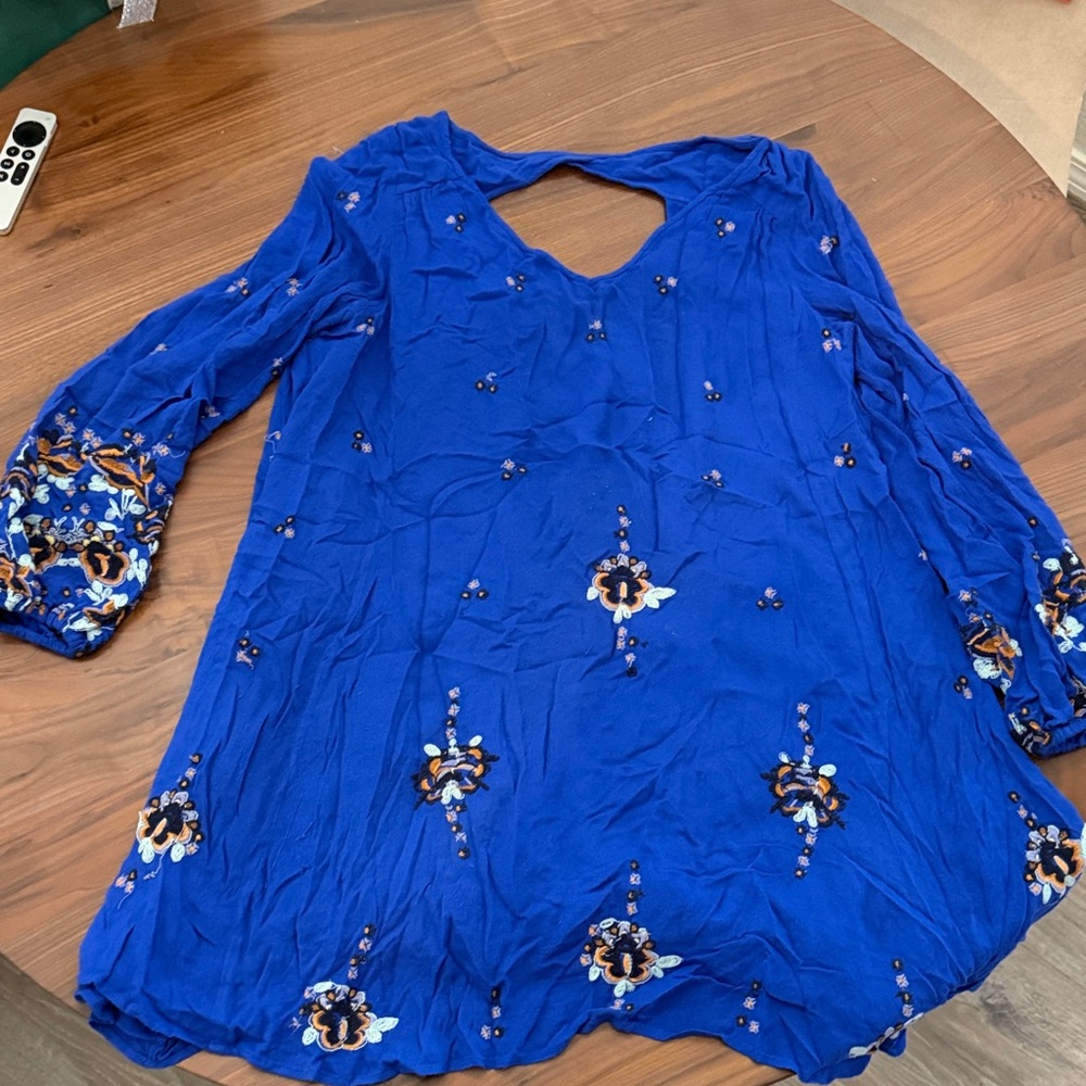 Blue Floral Dress